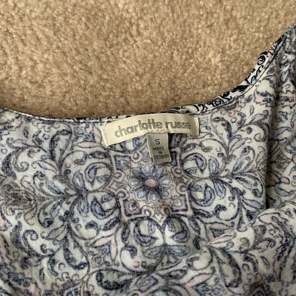 Cute Charlotte Russe Paisley Romper - Picture 3 of 3